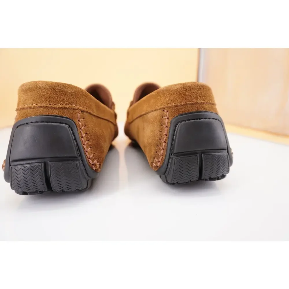 To Boot New York Nashua Brown Suede Men's Penny Bit loafer SZ 11.5 Driver Sigaro